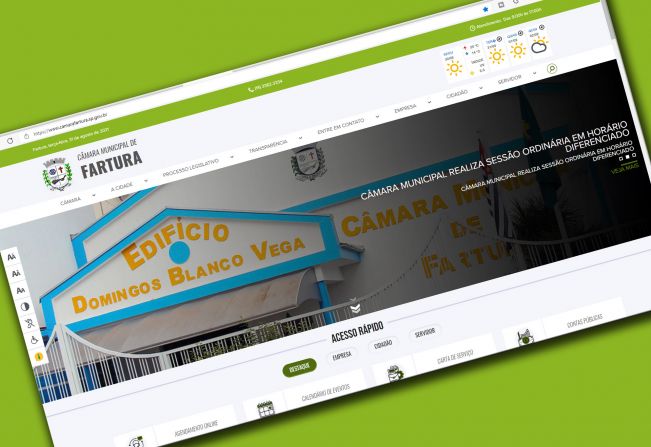 Câmara dos Vereadores de São Roque do Canaã lança novo site para promover transparência e acesso aos dados públicos